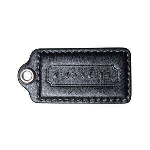 Coach Black Hangtag Bag Purse Charm